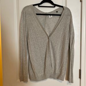 CABI cardi with a fun zipper element